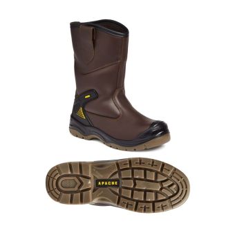 APACHE Brown Waterproof Rigger Boot