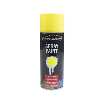 Auto Choice PMSPFY Fluorescent Yellow Spray Paint 400ml Single Pack