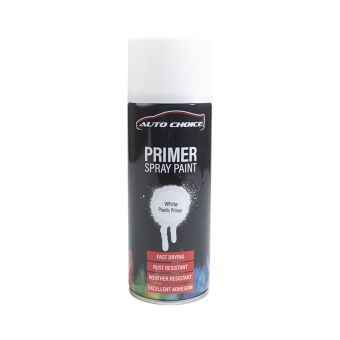 Auto Choice PMSPWPP 400ml White Plastic Primer Spray Paint Box of 12