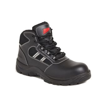 Black S3 Safety Hiker Boots – Non-Metallic, SRA Rated