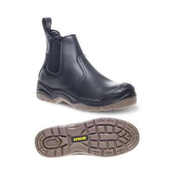 Apache Black S3 Safety Dealer Boots – SRC Slip Resistant