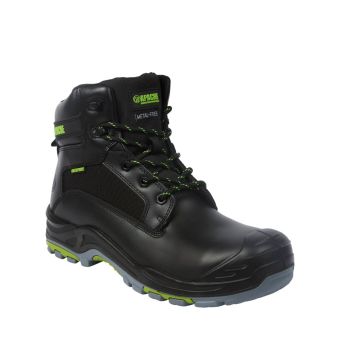 Apache Black S3 Waterproof Safety Boots – Metal Free, SRC, HRO