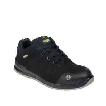 Apache Black S3S Recycled Suede Safety Trainers – FO, SR, ESD
