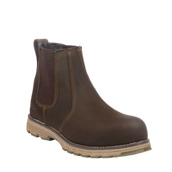 Apache Brown S3 Safety Dealer Boots – Water Resistant, SRA