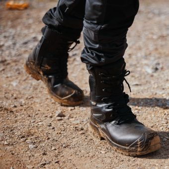 Apache Combat High Leg Safety Boot