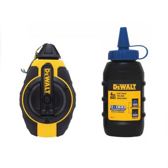 Dewalt DWHT47373L 3:1 Chalk Reel 30m/100ft with Blue Chalk