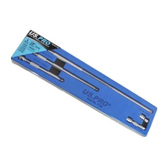 US PRO 4139 5-Pc 3/8″ Drive Wobble Extension Bar Set