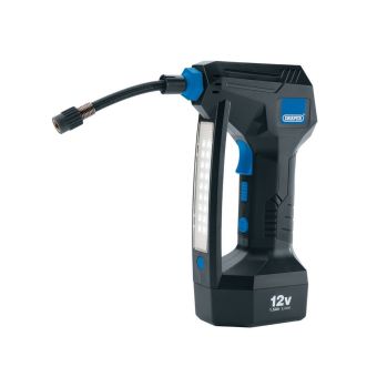 Draper 24239 12V Cordless Air Compressor 150psi Digital Preset