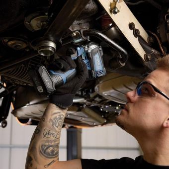 Draper DXPULSE 27859 12V Brushless Impact Wrench 3/8" Sq. Dr. 250Nm Sold Bare