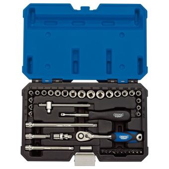 Draper Expert 16445 1/4 Sq Dr 40 piece socket set open case