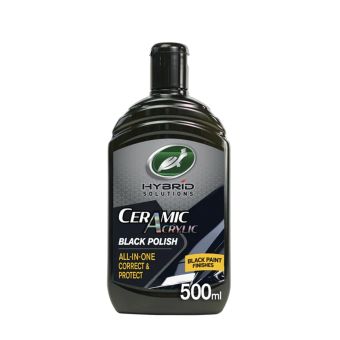 Turtle Wax Hybrid Solutions Ceramic Acrylic Black Polish 500ml