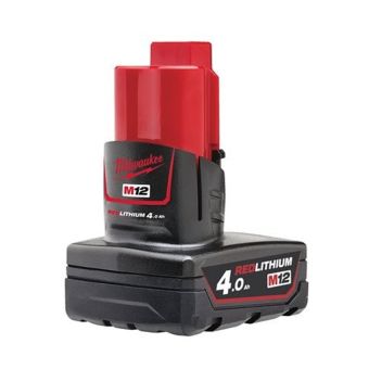 Milwaukee M12™ 4.0Ah REDLITHIUM™ Battery (M12 B4)