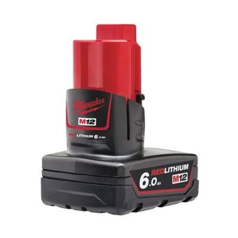Milwaukee M12™ 6.0Ah REDLITHIUM™ Battery (M12 B6)