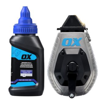 OX Pro 30m 100ft Aluminium Chalk Reel Kevlar Bold Line 6 1