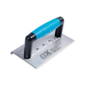 OX Tools Pro Medium Edging Trowel 100 x 180mm 10mm Radius OX P014510