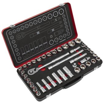 Sealey Premier Platinum AK7925 1/2in Drive Metric/Imperial Socket Set 40pc