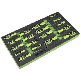 Sealey Siegen S01281 Hammer-Thru Screwdriver, Bit Driver & Bit Set 28pc product image