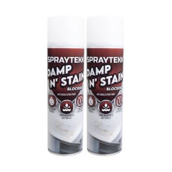Spraytekk STSBX2 Damp & Stain Block 500ml Twin Pack