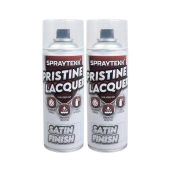 Spraytekk STSLX2 Satin Lacquer 400ml Box Of 18 Twin Packs