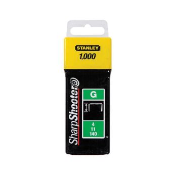 Stanley STA1TRA705T Type G Heavy Duty Staples 8mm 1000 Pack
