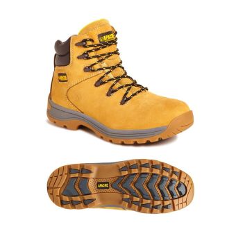Apache Tan S3 Nubuck Safety Hiker Boots – Water Resistant, SRC, HRO