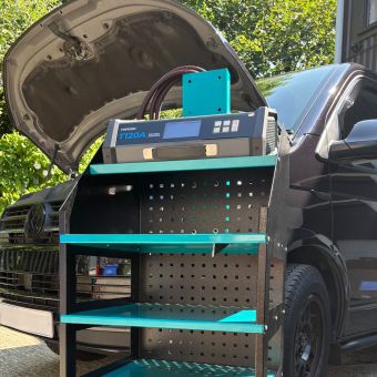 TOPDON 4-Tier Diagnostic Trolley with Lock Box