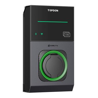 TOPDON PulseQ ACPro 7kW Type 2 EV charger with app and RFID control