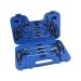 US PRO 9-piece T-handle ball-end hex key set 2–10 mm, satin finish (Code 1612)