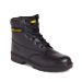Black S3 6-Eye Safety Boots – Steel Toe Cap, Water Resistant, SRA Rated