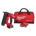 Milwaukee M18 FUEL 18 Gauge Finish Nailer Kit with batteries charger and tool bag