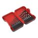 Sealey AK3715W Brad Point Wood Drill Bit Set 15pc product image