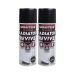 Spraytekk STSBRPX2 400ml Satin Black Radiator Paint Twin Pack