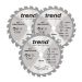 Trend Wood Cordless Circular Saw Blade 184mm x 16mm x 24T 3 Pack CSB/184/3PK/A
