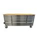 US SNAP MAC USSM72SS15 72in Stainless Steel 15 Drawer Work Bench Tool Chest Cabinet