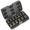 Sealey Premier AK56160M Lock-On 1/2in Drive Metric Impact Socket Set 13pc