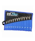 US PRO 3234 – 12PC Metric Combination Wrench Set 8–19 mm