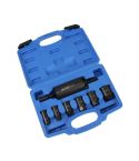 US PRO 7-piece drive shaft puller/extractor kit with metric thread adapters for BMW, Mercedes and VAG