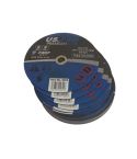 US PRO 8265 Premium Blue 230mm Metal Cutting Discs 2.0mm (Box 100)