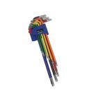 US PRO Box of 10 – 9pc Multicoloured Extra-Long Star (Torx®) Key Sets (Code 1637)