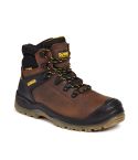 DeWalt Newark Brown S3 Waterproof Safety Hiker Work Boot – Steel Toe & Midsole Protection