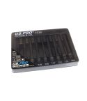US PRO Industrial 9-piece extra-long 3/8 inch impact Torx star bit socket set T25–T60, 110 mm length, phosphate finish