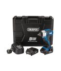 Draper D20 20V Brushless Impact Wrench 1/2 Inch 250Nm with 2 Batteries 55343