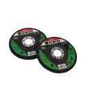 VEWERK 40 Grit Zirconium Flap Discs 115mm Type 29 – Pack of 10