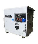 Hyundai DHY8000SELR-T 6kW 7.5kVA Multi-Phase Silenced Long Run Standby Diesel