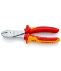 KNIPEX VDE High Leverage Diagonal Cutter 180mm 74 06 180