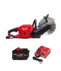 Milwaukee M18 FUEL 230mm Cut Off Saw 12.0Ah Battery Charger Kit