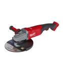Milwaukee M18 FUEL 230mm large braking angle grinder paddle switch bare unit front view