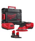 Milwaukee M12 FUEL 150mm Random Orbital Sander 2.5mm Orbit 5.0Ah Kit