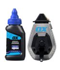 OX Pro 30m 100ft Aluminium Chalk Reel Kevlar Bold Line 6 1