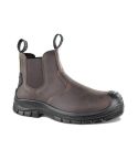 Rock Fall RF256 Furrow Chelsea Safety Boots Brown
